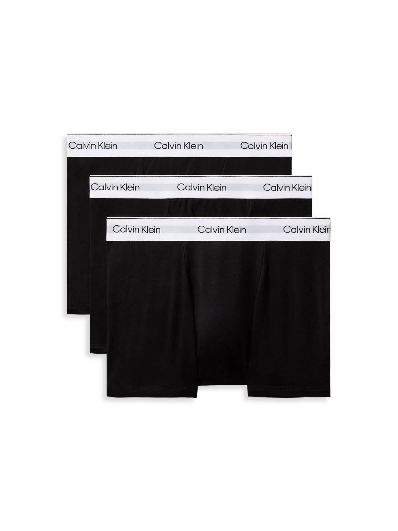 3 Pack Icon Cotton Stretch Trunks Black