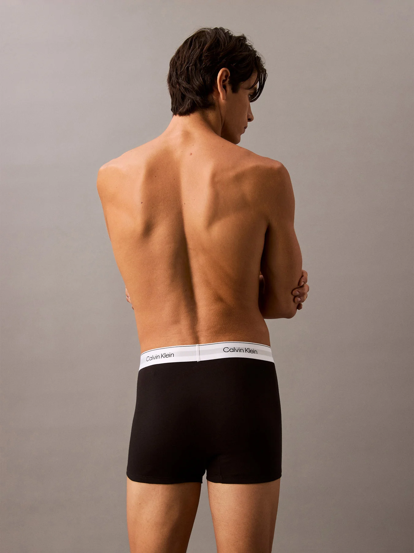 3 Pack Icon Cotton Stretch Trunks Black - Image 3