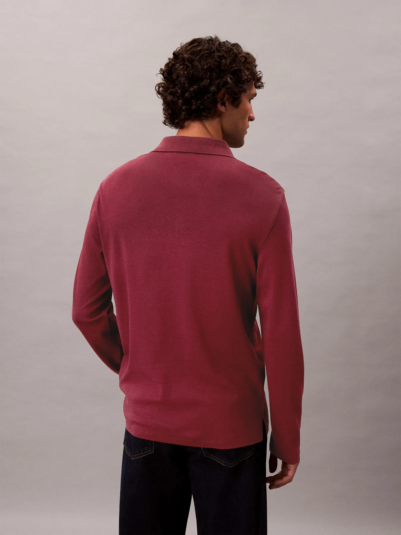 Long Sleeve Polo Shirt - Image 9