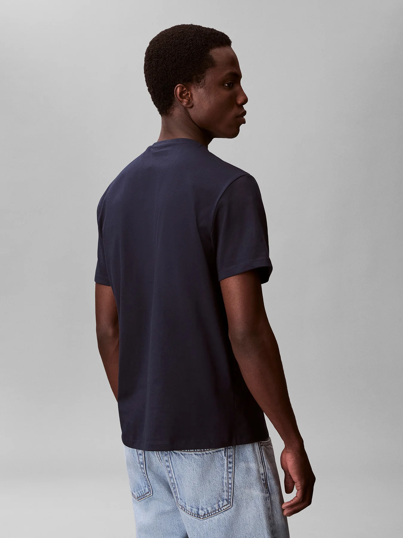 Monogram T-Shirt Blue - Image 4