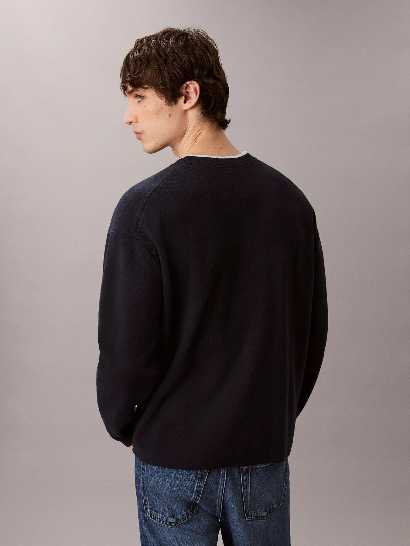 Embossed Monogram Relaxed Sweater - Image 3