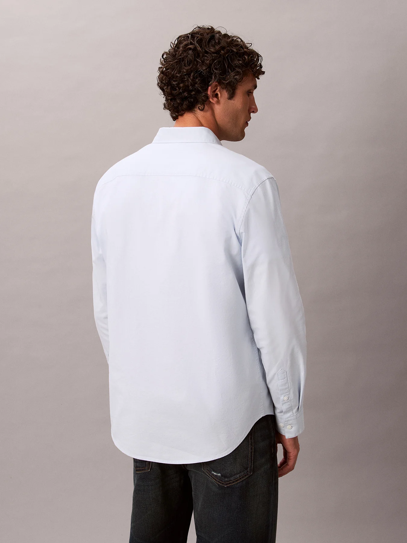 Classic Oxford Button-Down Shirt Blue - Image 3