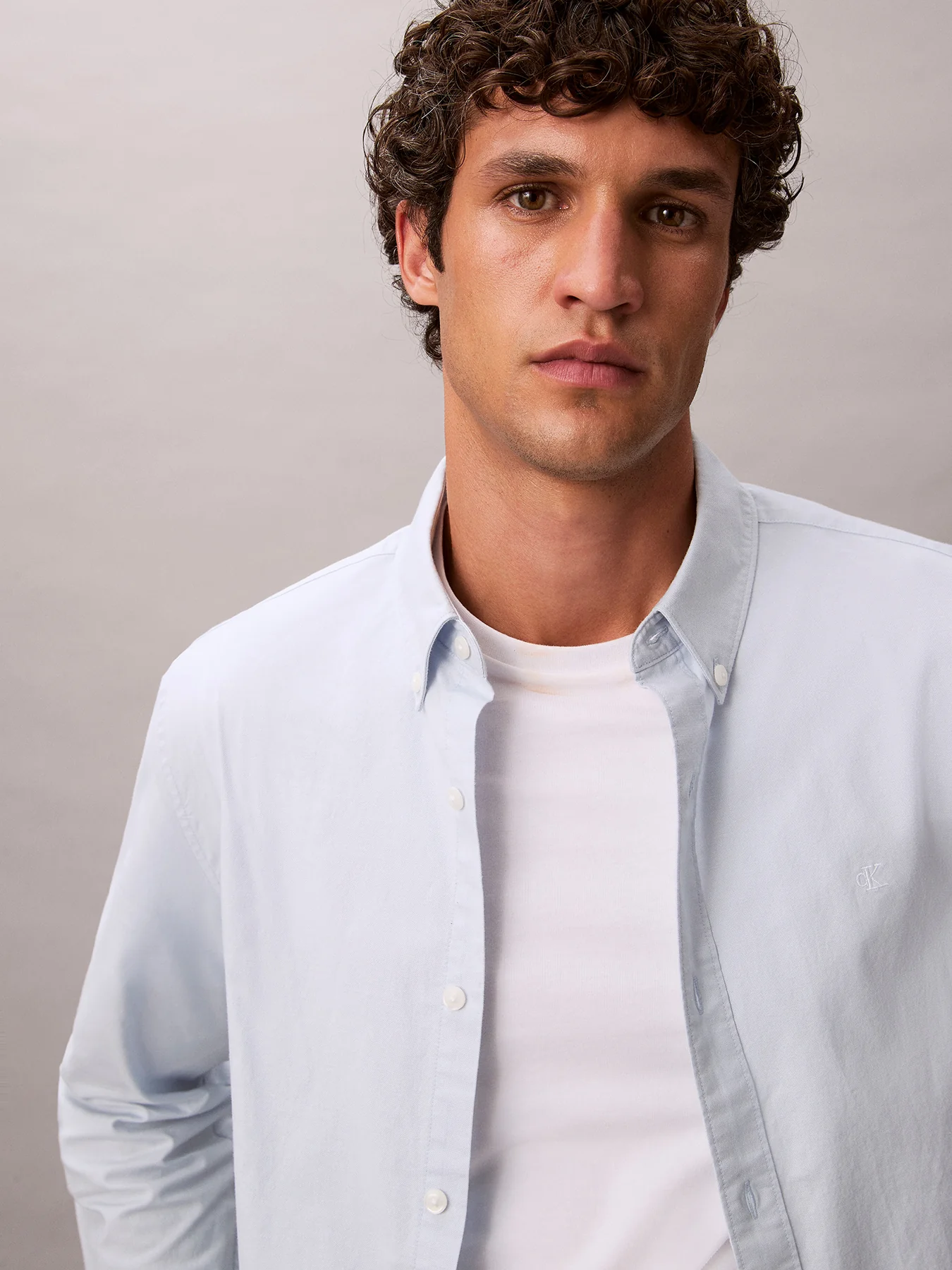 Classic Oxford Button-Down Shirt Blue - Image 4