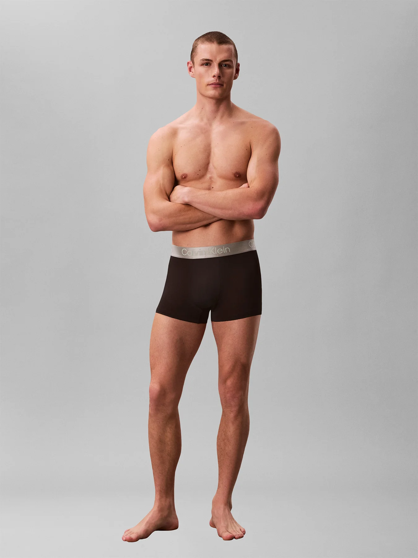 Brushed Micro Jersey Trunks Black 3 Pack - Image 2