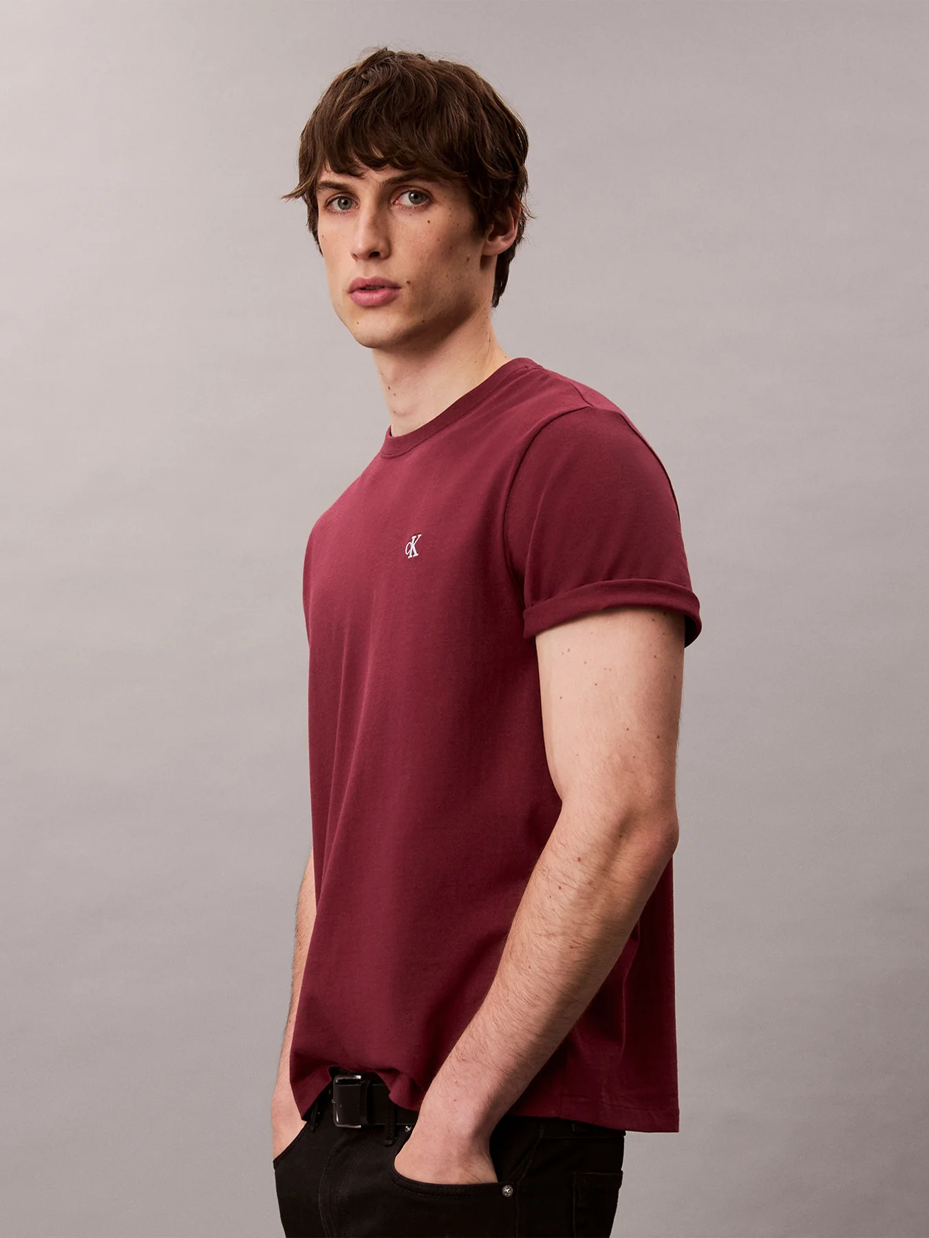 Embroidered Monogram Logo Relaxed T-Shirt - Image 10
