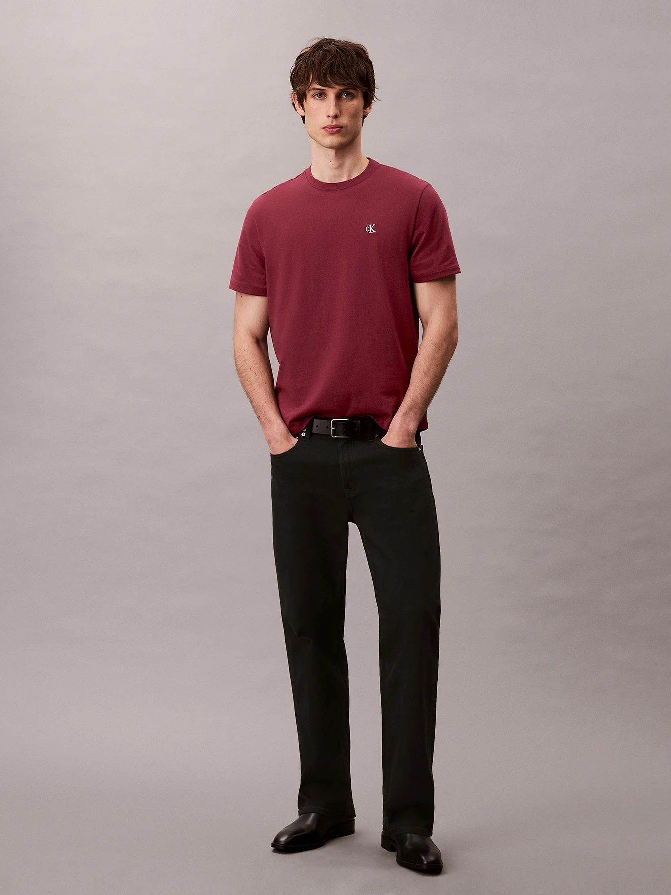 Embroidered Monogram Logo Relaxed T-Shirt - Image 7
