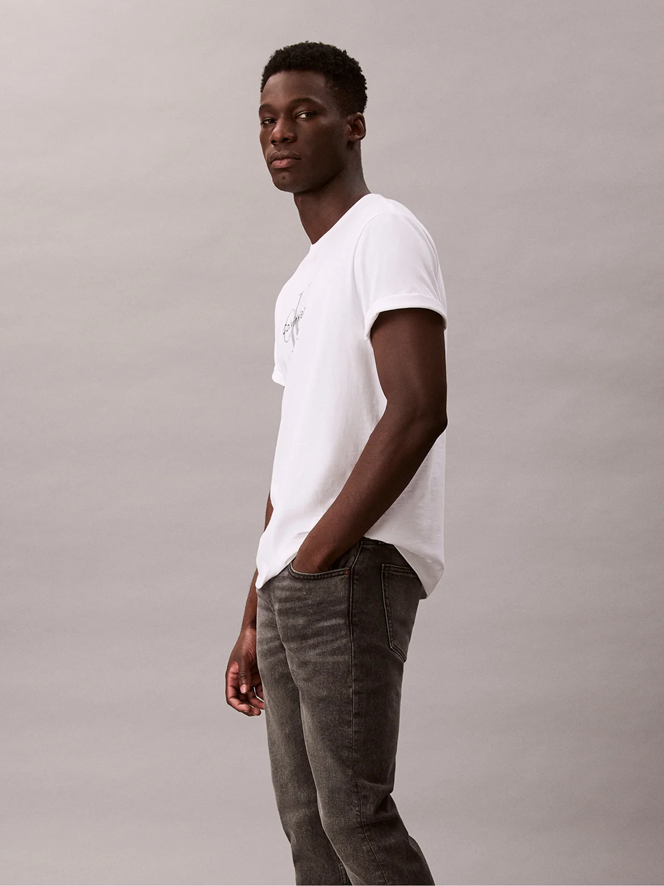 Slim Taper Jeans Grey - Image 5