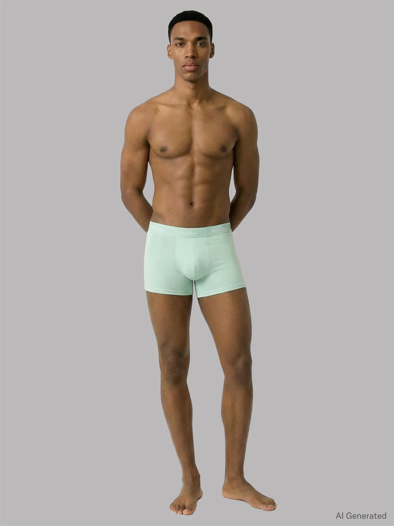 Icon Cotton Relaxed Fit Trunks 3 Pack Grey - Image 2