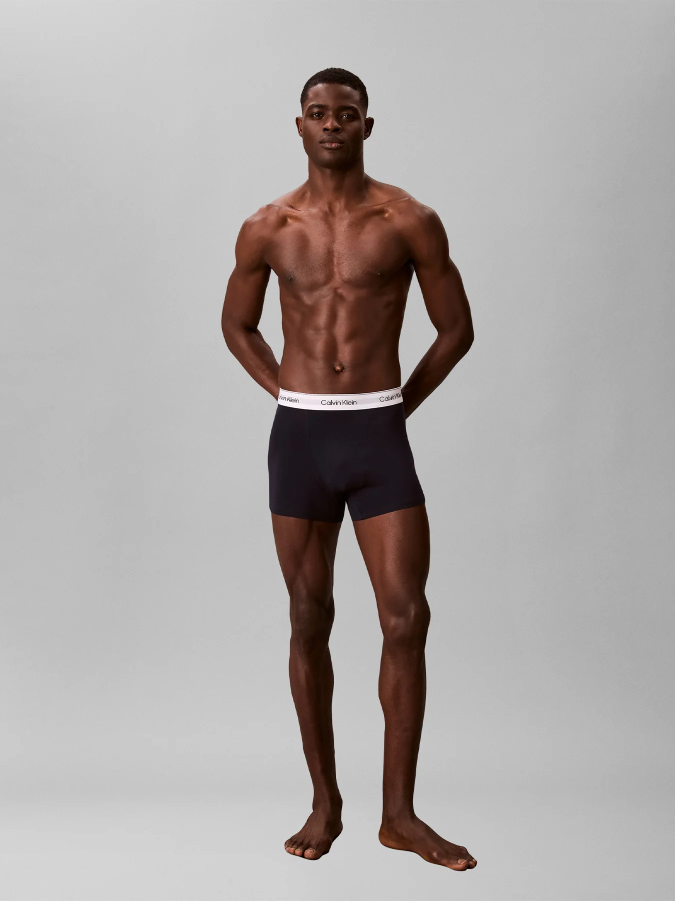 Icon Cotton Relaxed Fit Trunks 5 Pack Black - Image 2