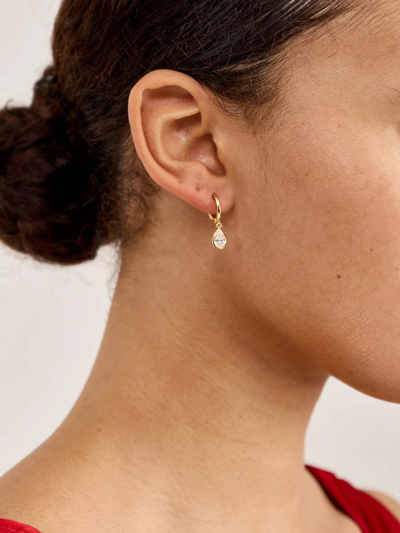 Danu Hoop Earrings Gold Vermeil - Image 2
