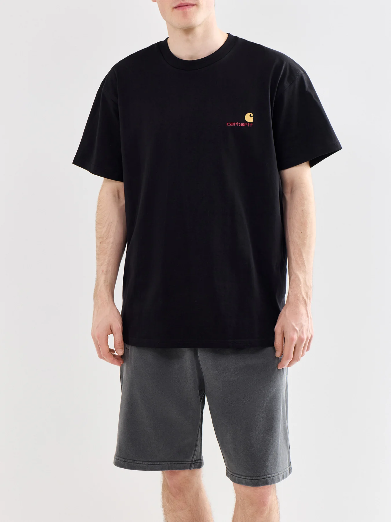 American Script T-Shirt in Black - Image 4