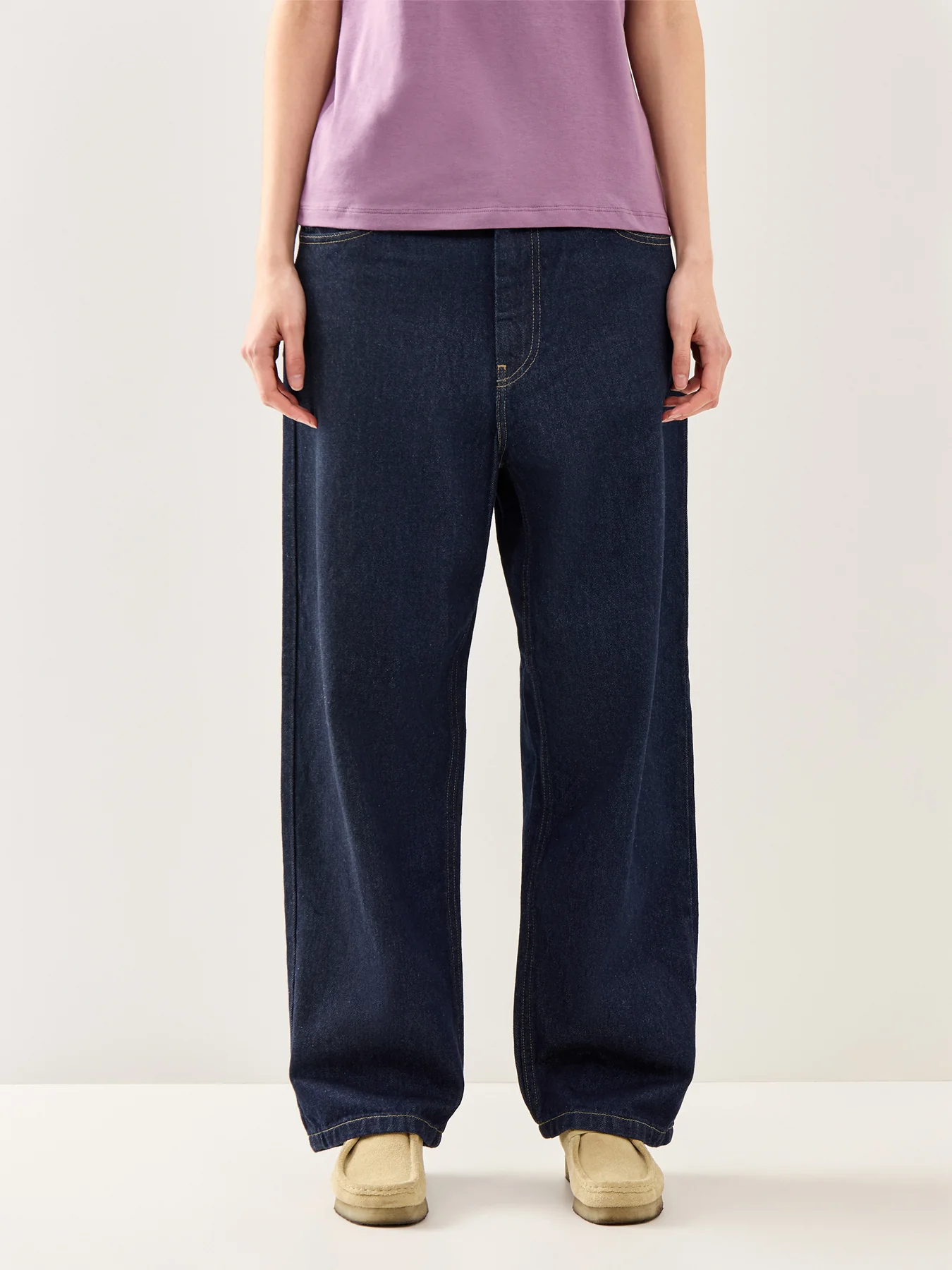Brandon Cotton Twill Pant Jeans Blue Rinsed - Image 4
