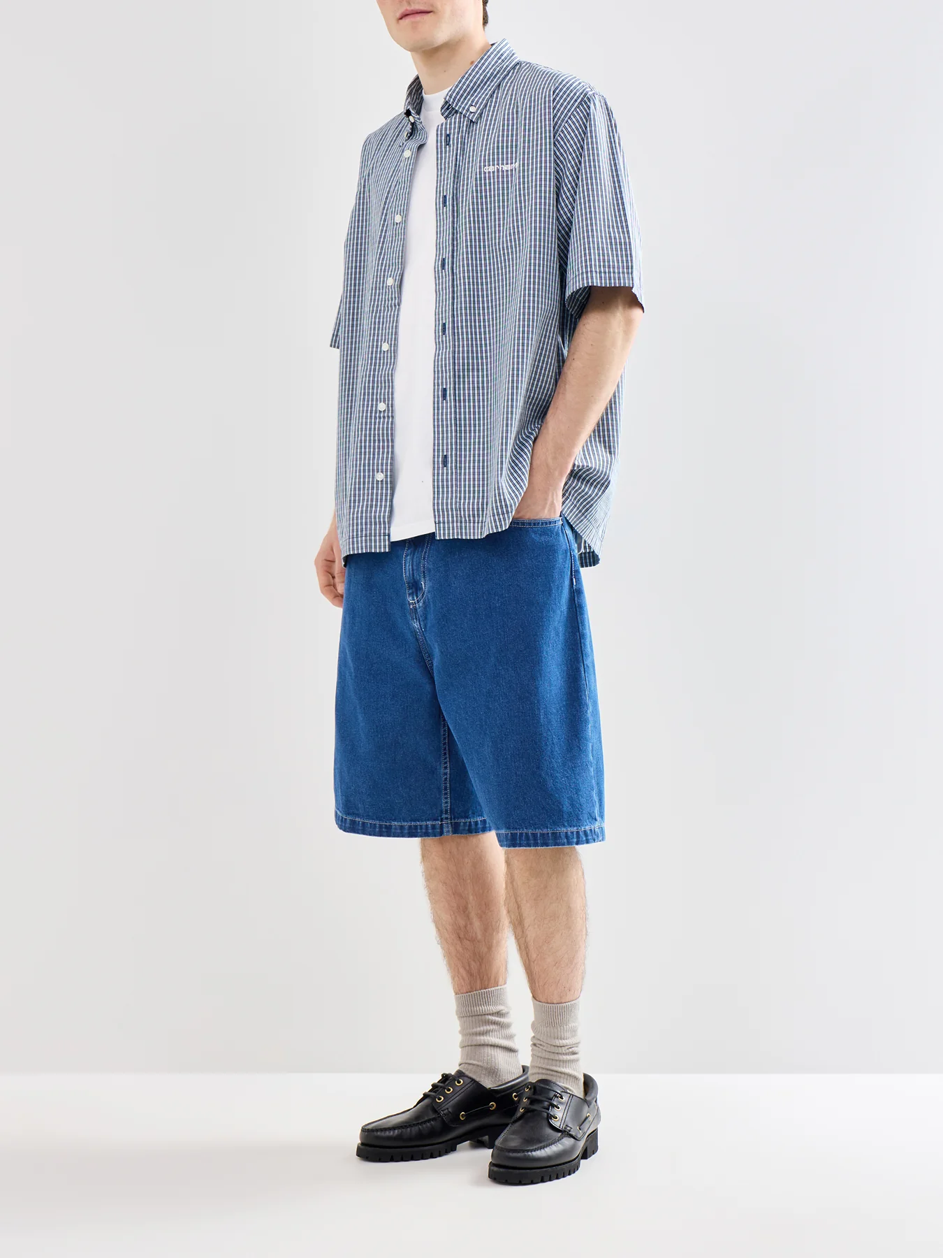 Brandon Denim Shorts Blue - Image 2