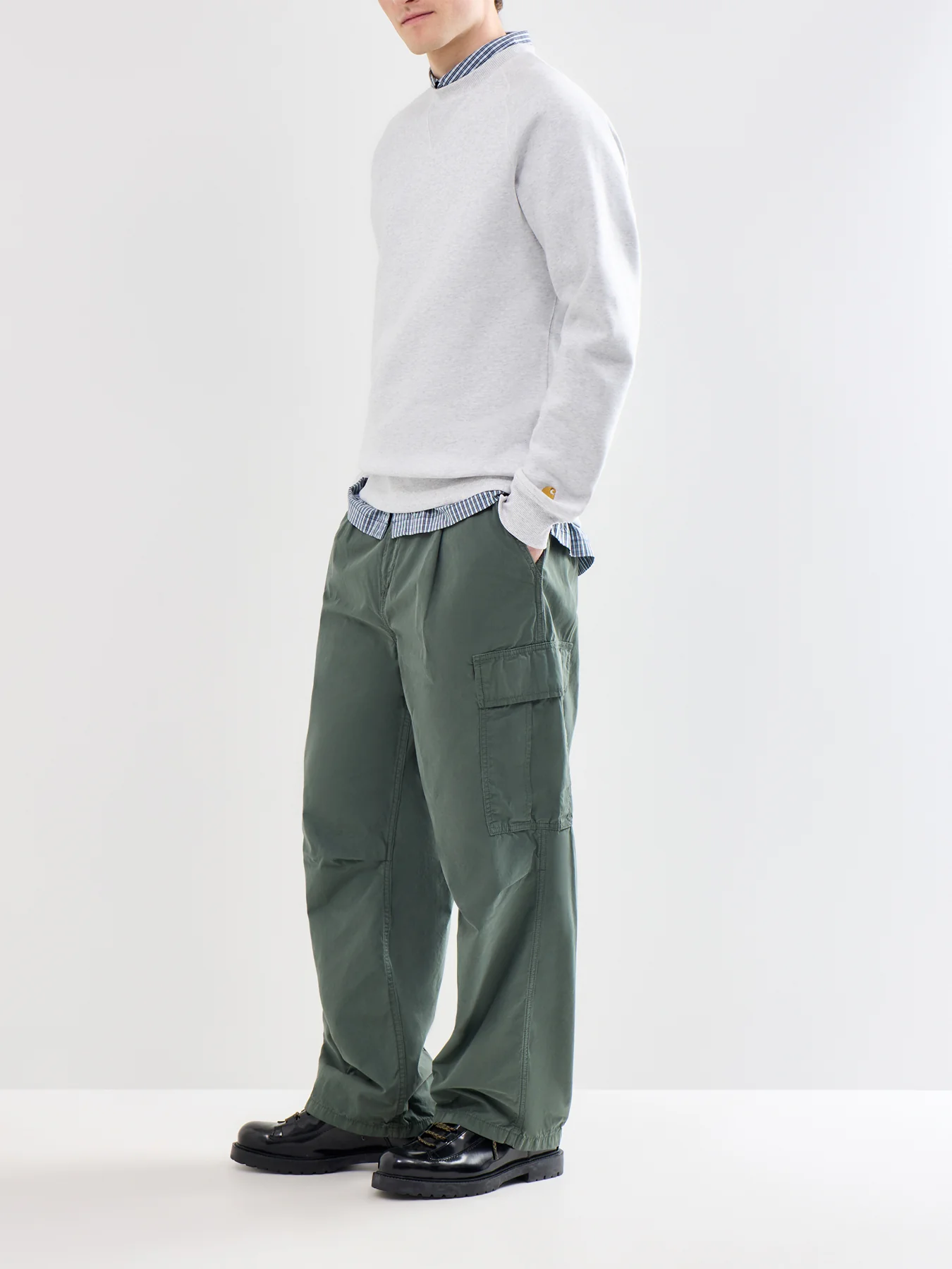 Cole Cargo Trousers Green - Image 2