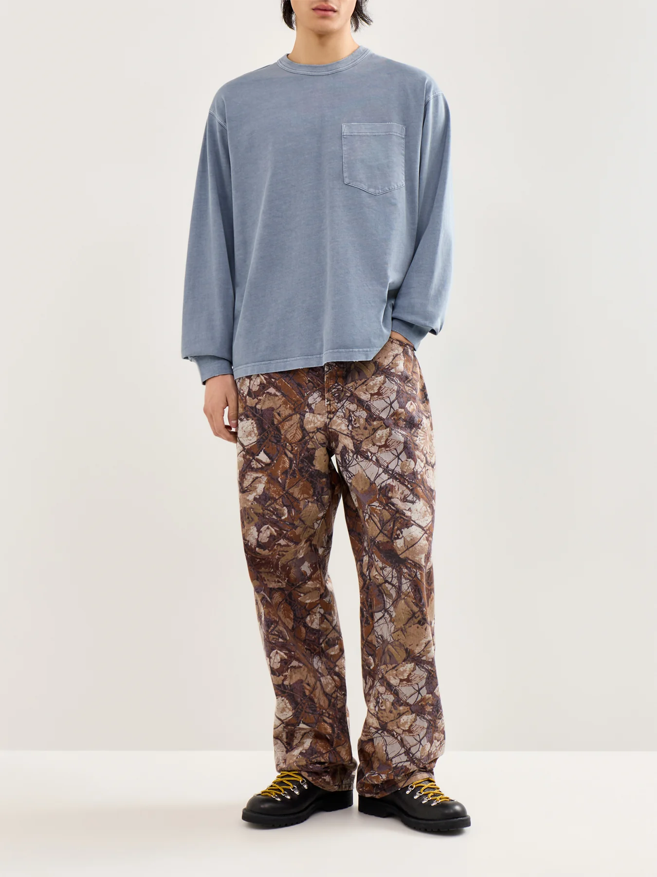 Torion Long Sleeve Pocket T-Shirt Blue - Image 2