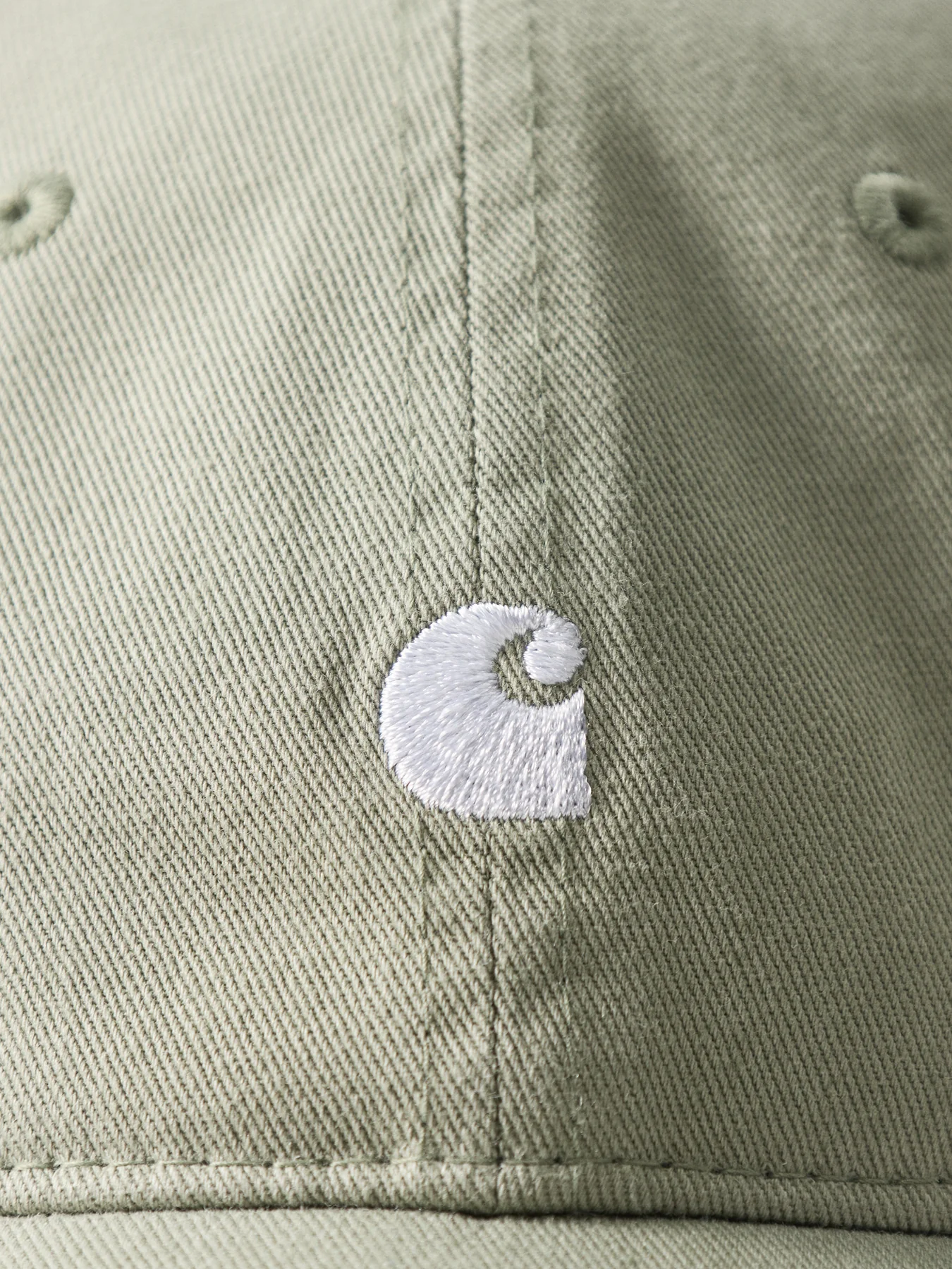 Madison Logo Cap Pale Olive - Image 3