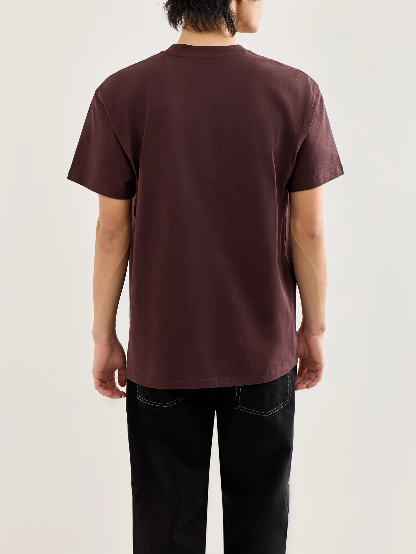 American Script Short Sleeve T-Shirt Brown - Image 5