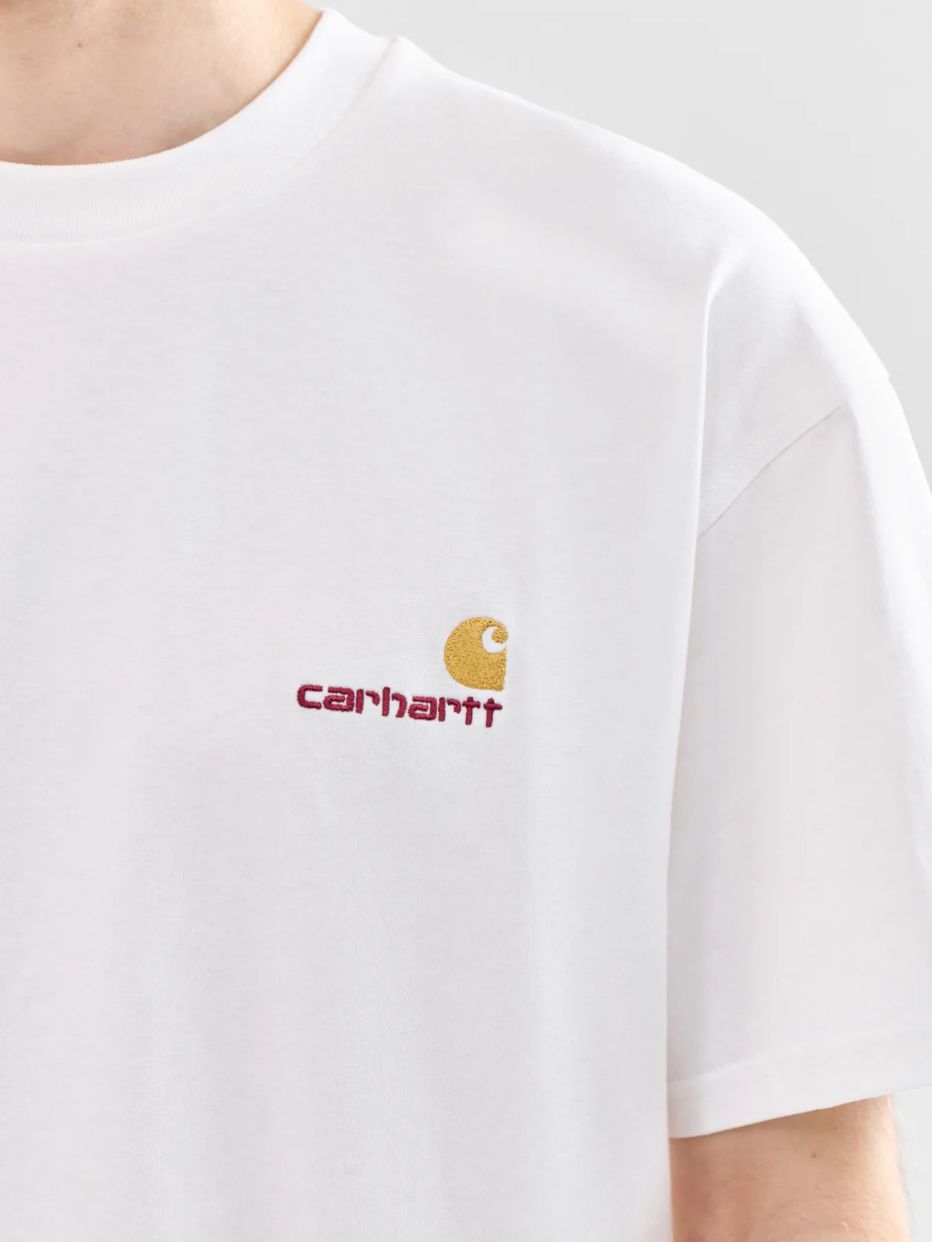 American Script T-Shirt White - Image 3
