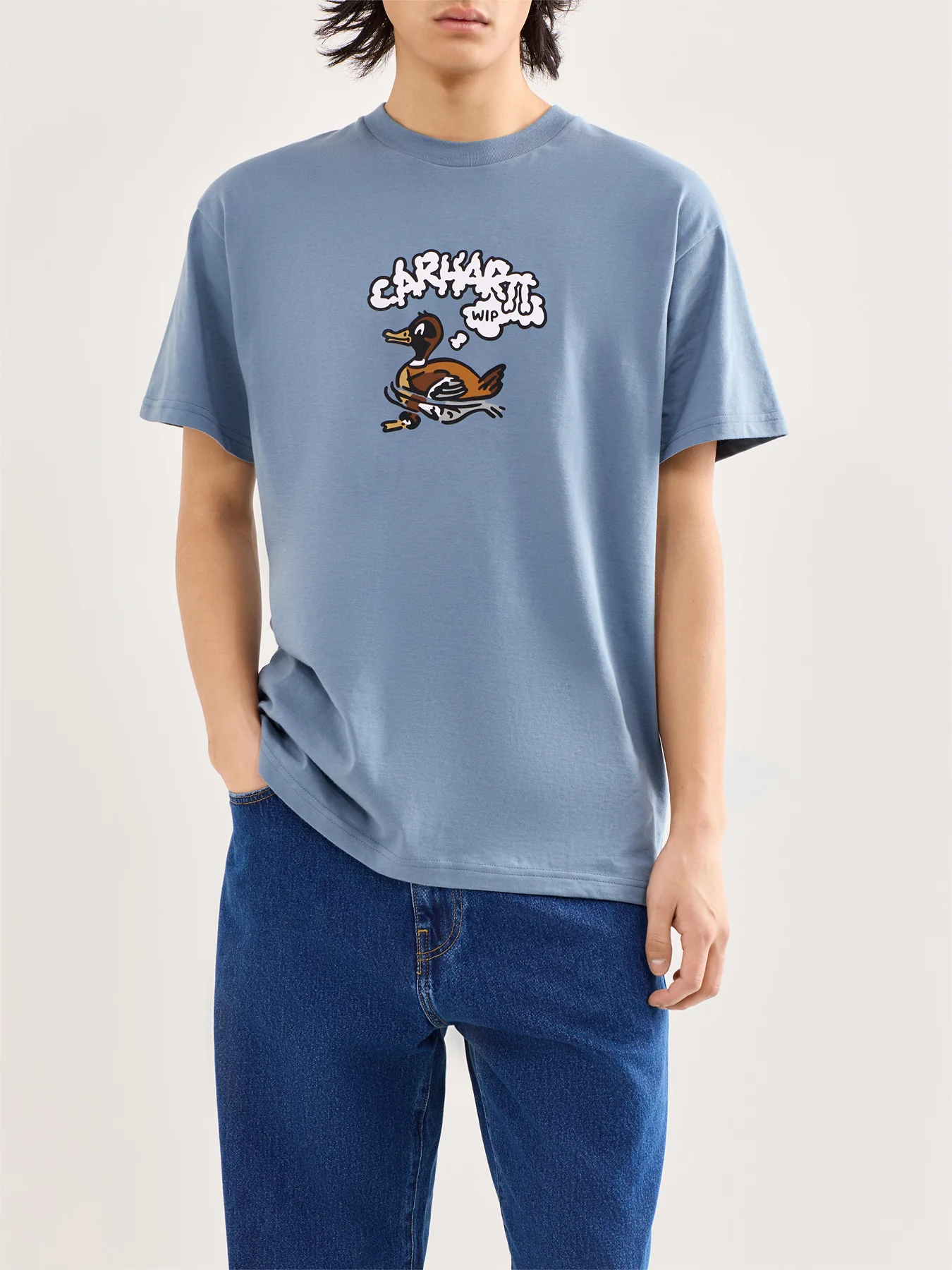 Duck Duck Graphic T-Shirt Black - Image 4