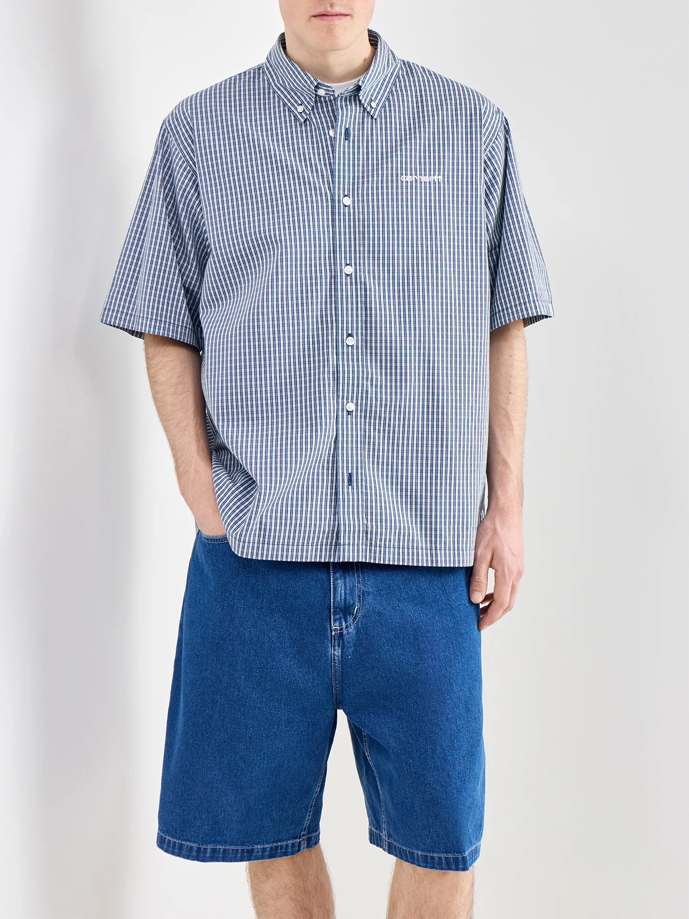 Groff Check Short Sleeve Shirt Multi - Image 4