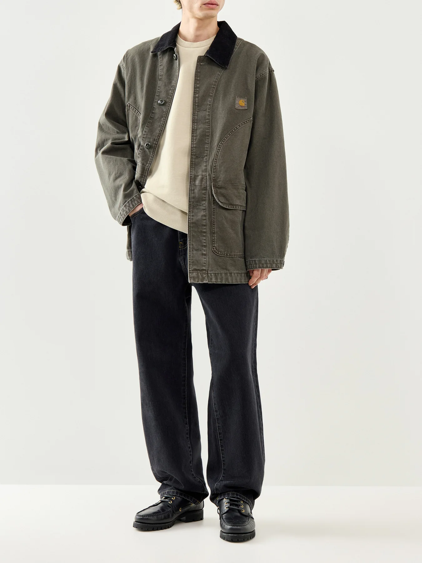 Script Embroidery Sweatshirt Neutral - Image 2