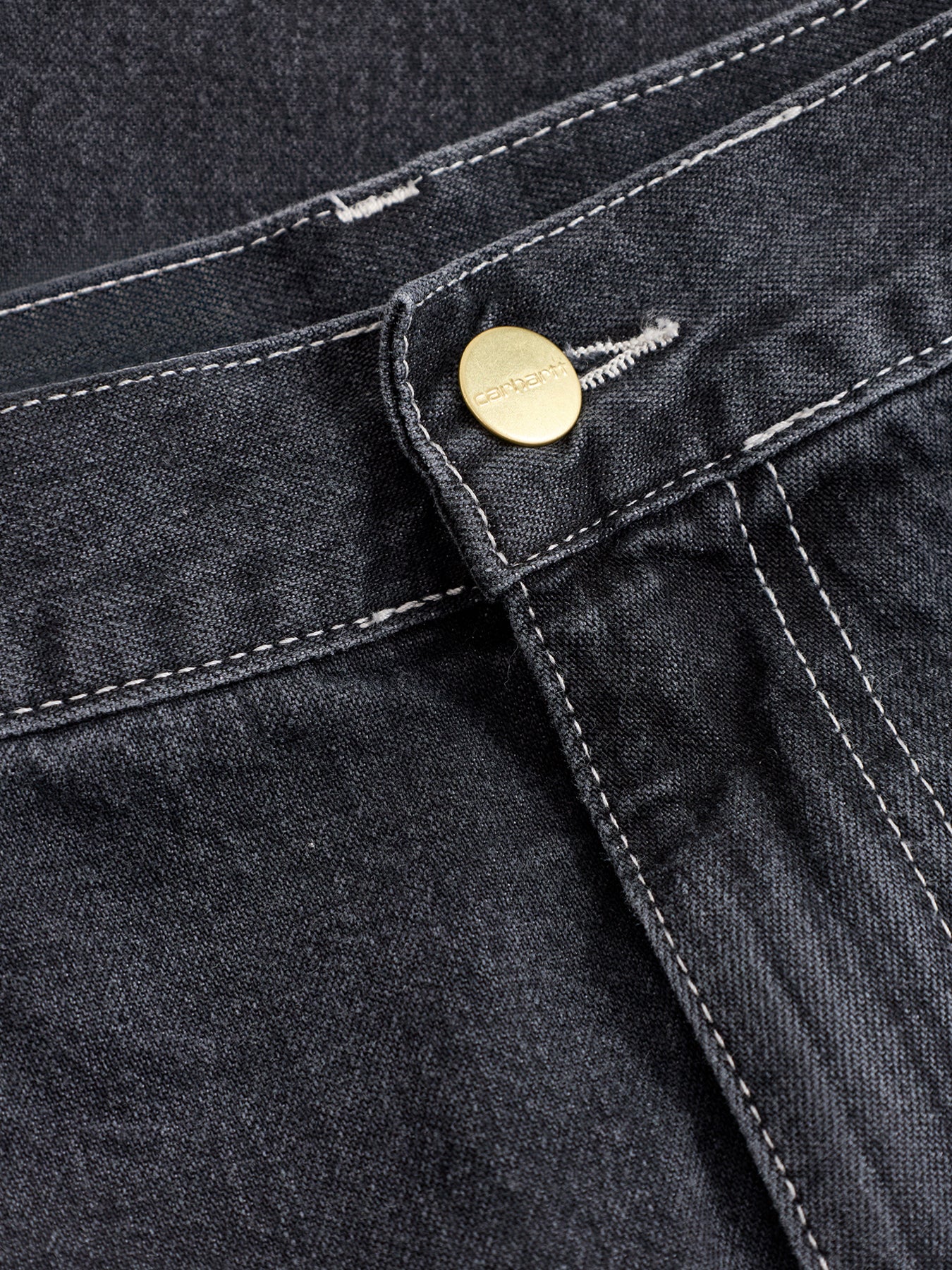 Simple Denim Shorts Black - Image 3