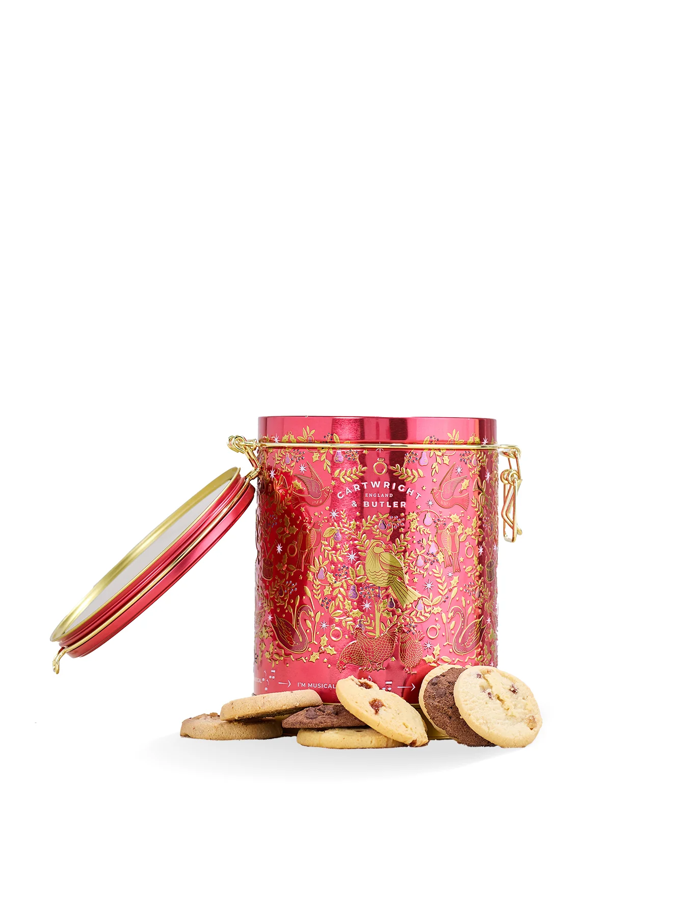 12 Days of Christmas Musical Biscuit Barrel 400g - Image 2