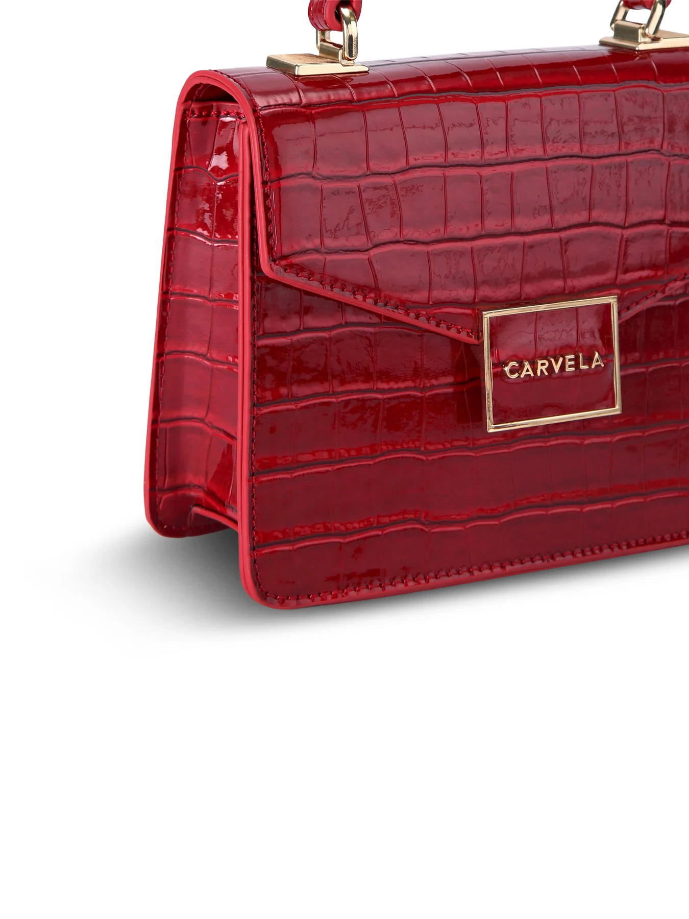 Jessica Top Handle Bag Red - Image 4