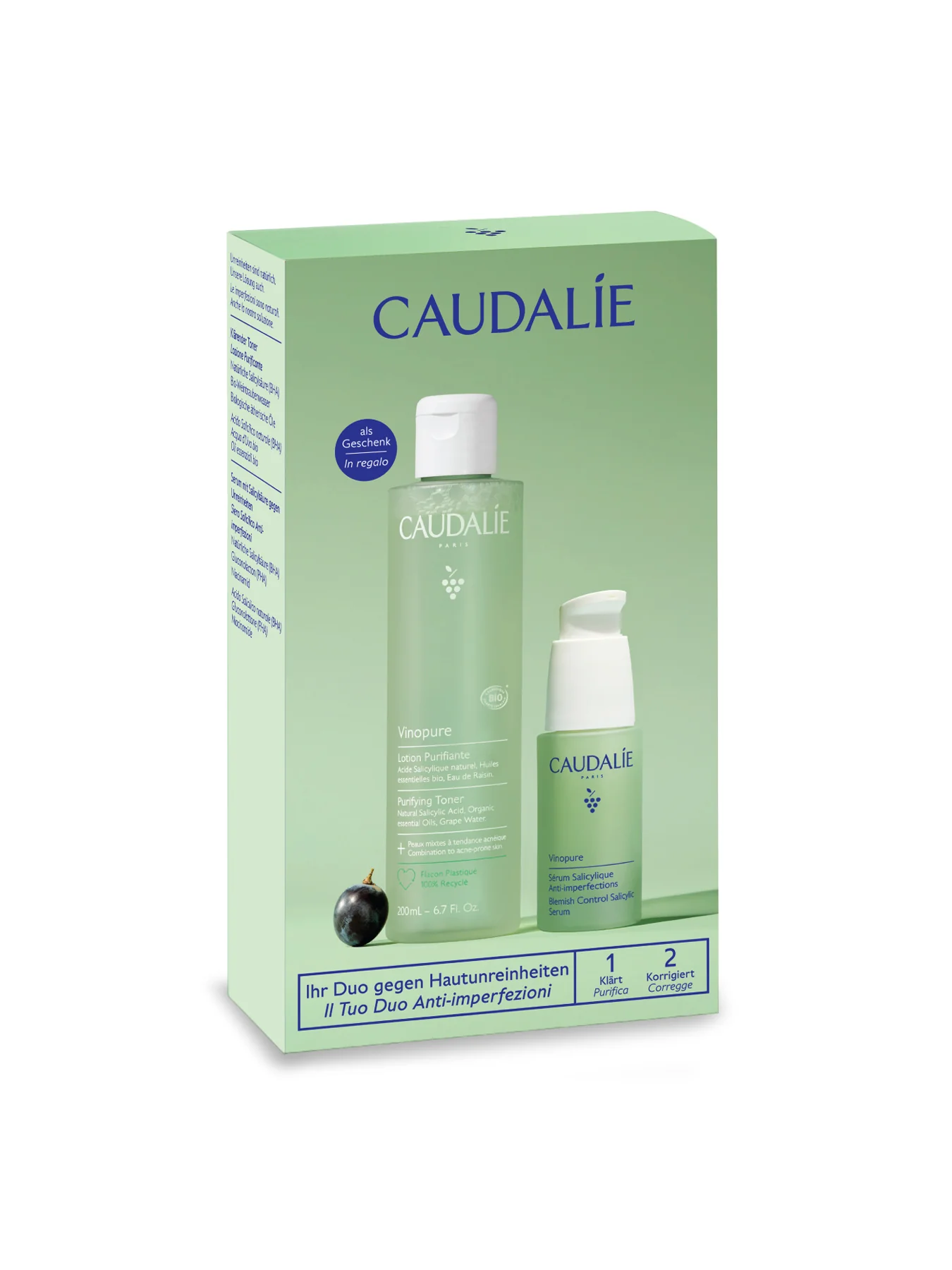 Vinopure Serum & Gel Cleanser Set - Image 2