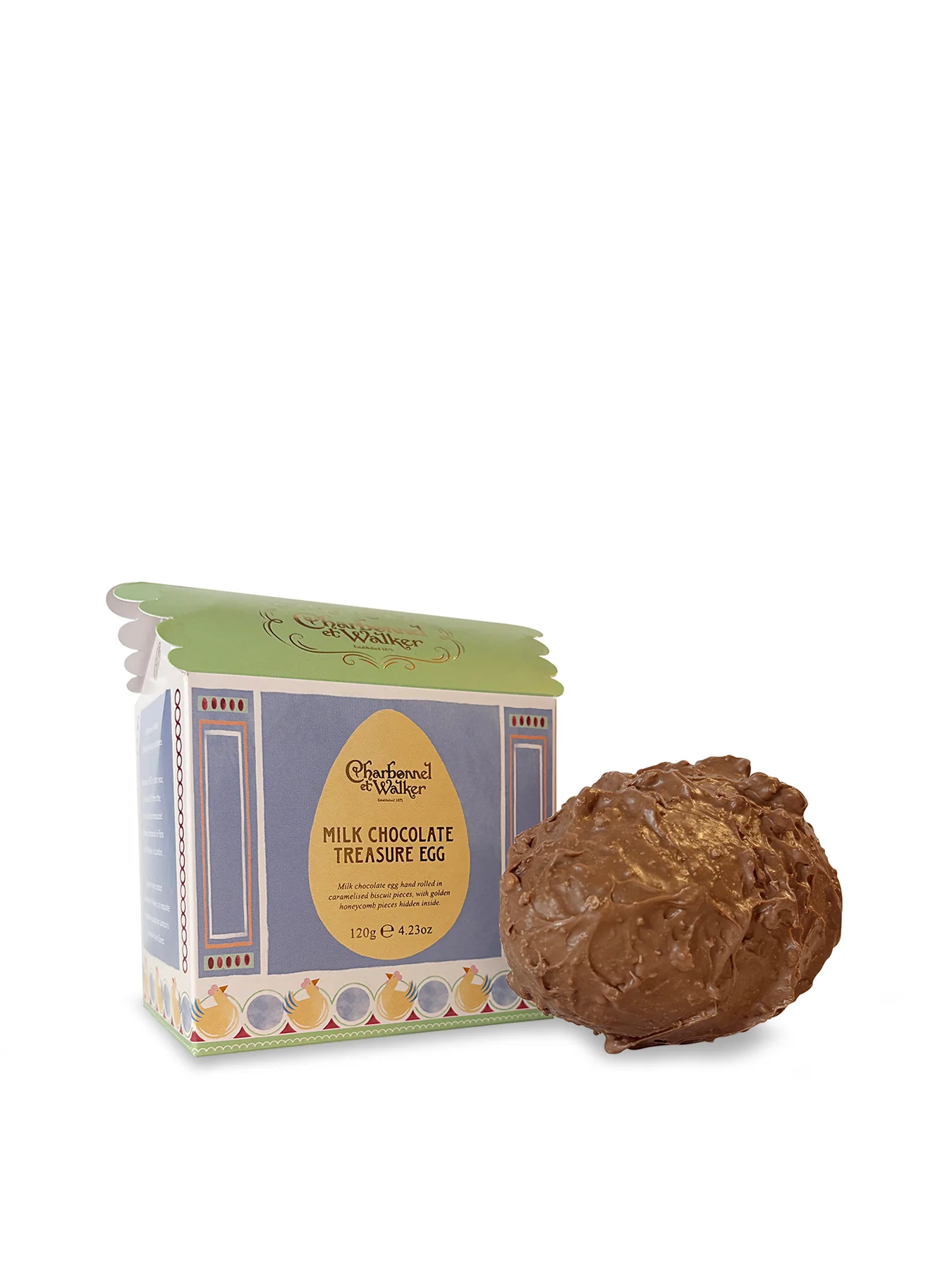 Milk Chocolate Egg with Honeycomb 120g - Image 2