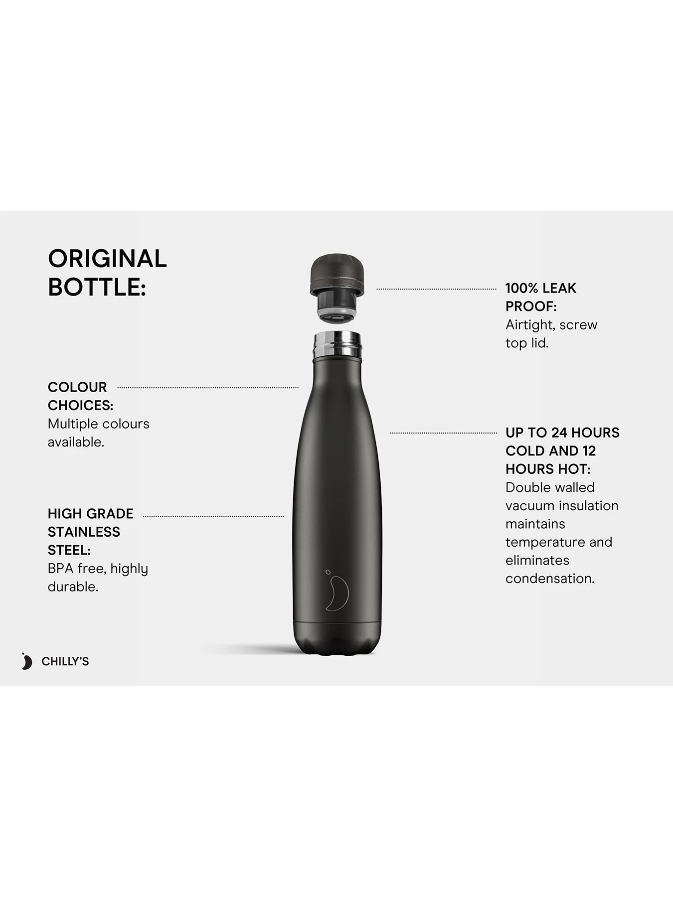 Original Bottle 500ml Fluoro Pink - Image 3