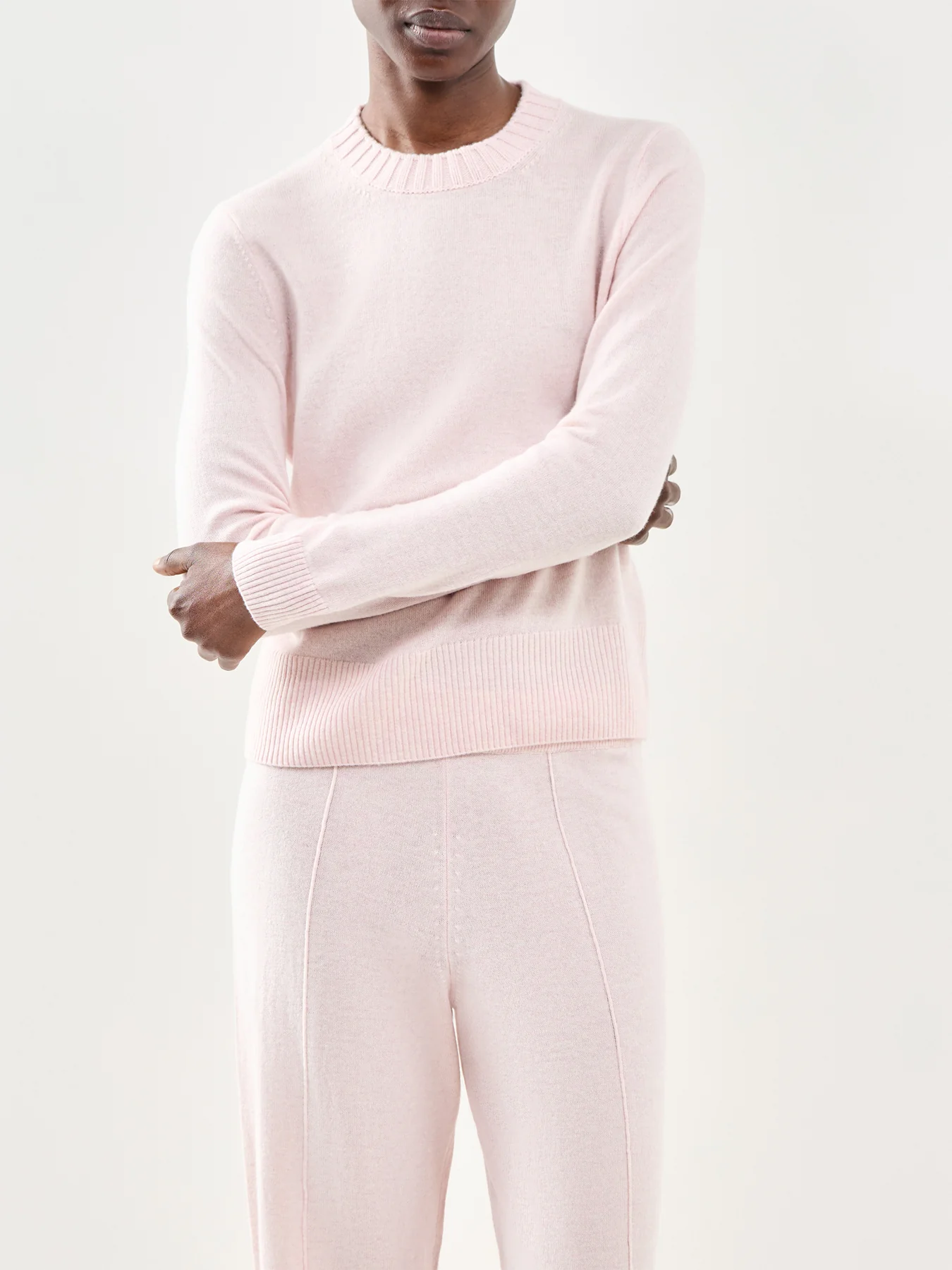 Cropped Sporty Jumper Pink - Image 4