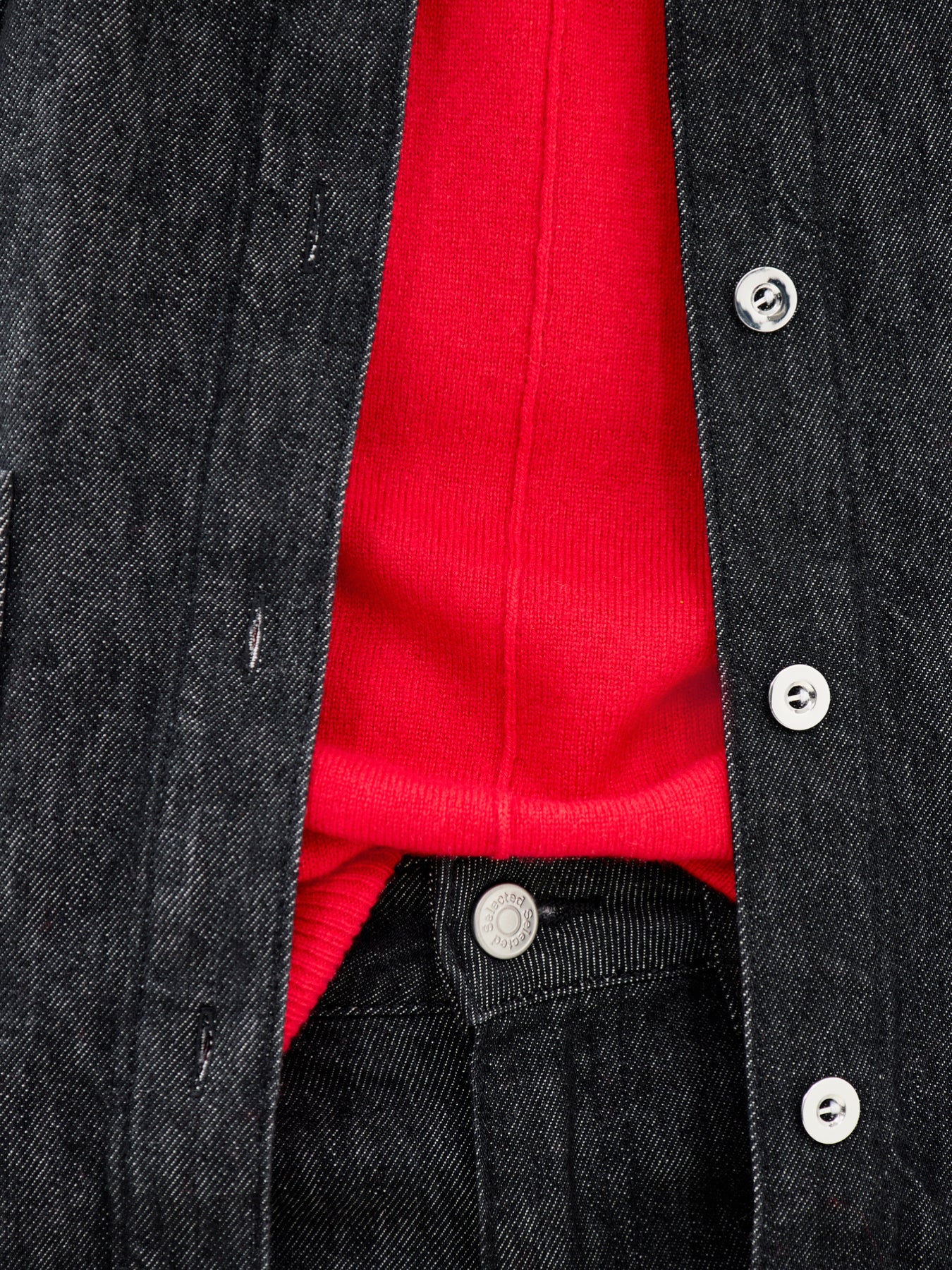 Wide Slouchy Jumper Red - Image 3