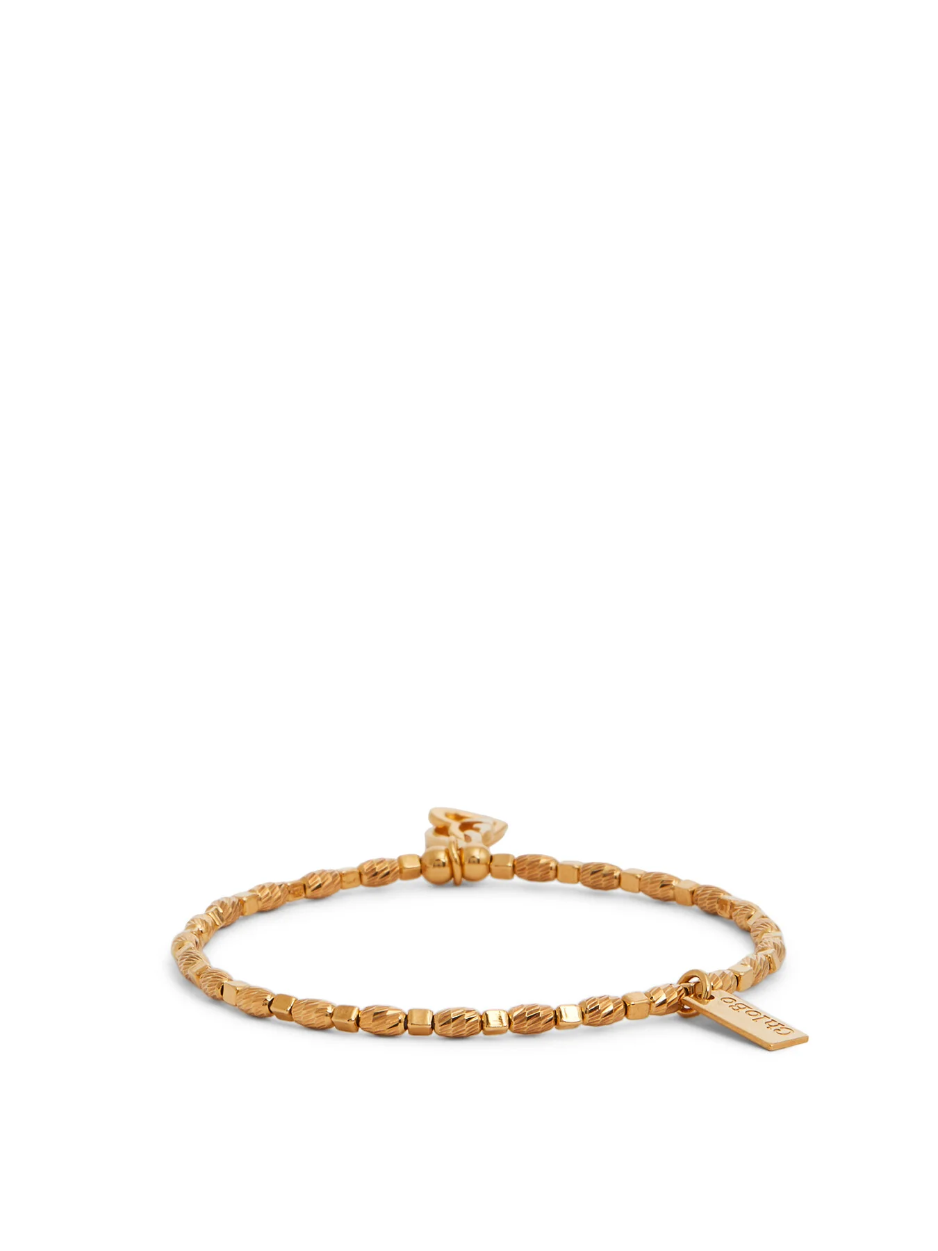 Soul Glow Interlocking Heart And Angel Wing Bracelet - Image 2