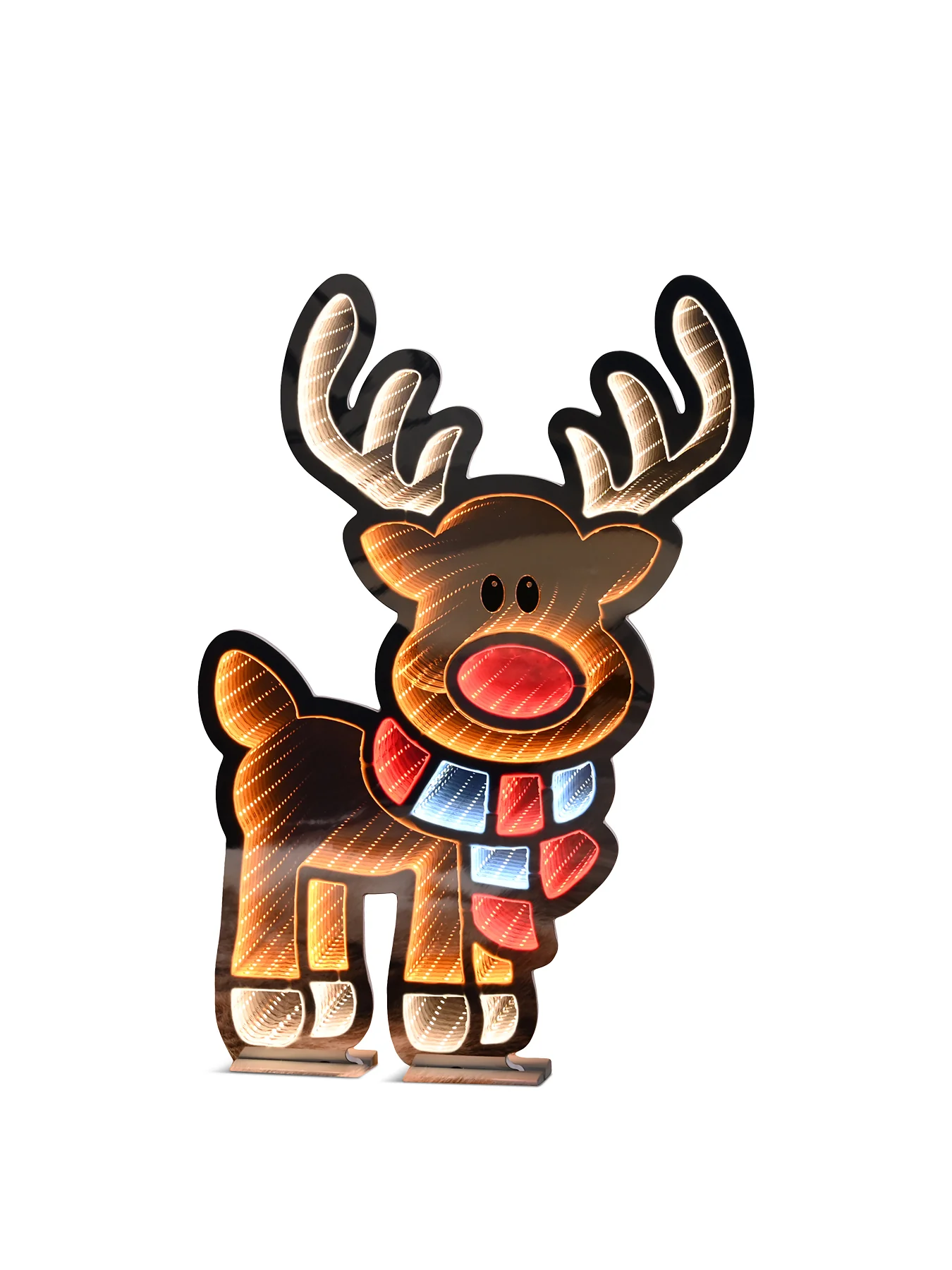 Reindeer LED Sign on Stand 60cm