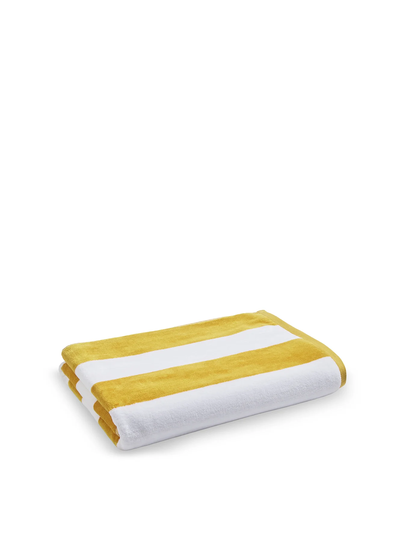 Cabana Stripe Towel Yellow