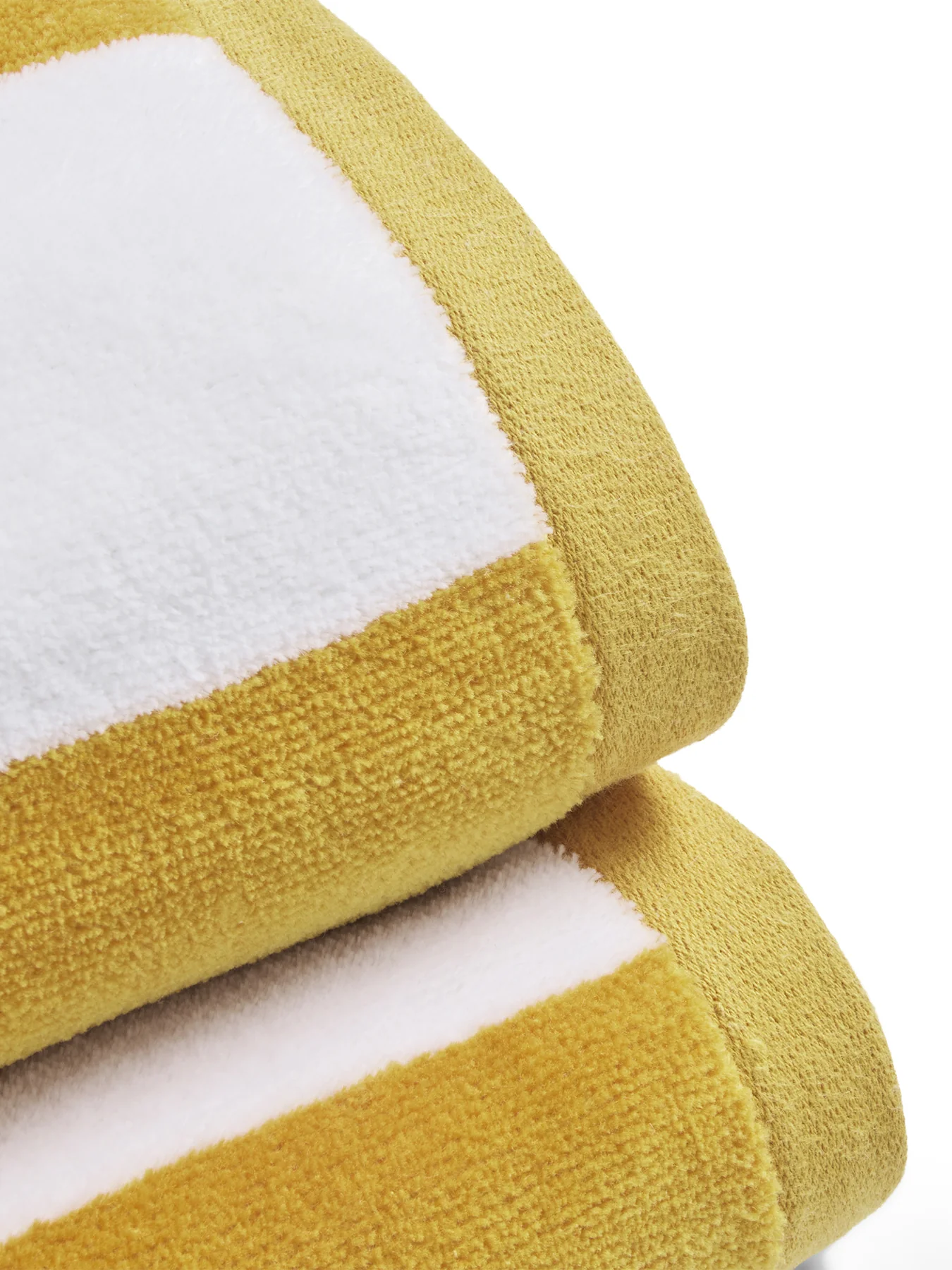 Cabana Stripe Towel Yellow - Image 2