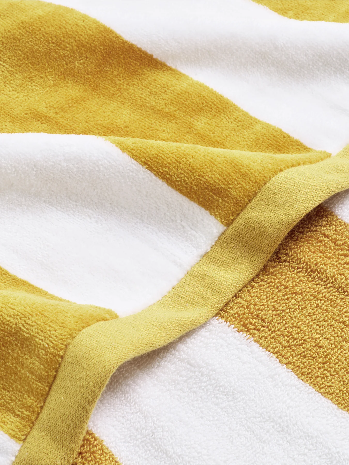 Cabana Stripe Towel Yellow - Image 3