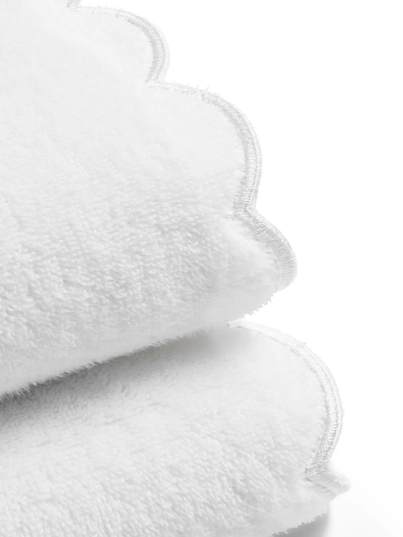 Scallop Edge Cotton Towel - Image 3