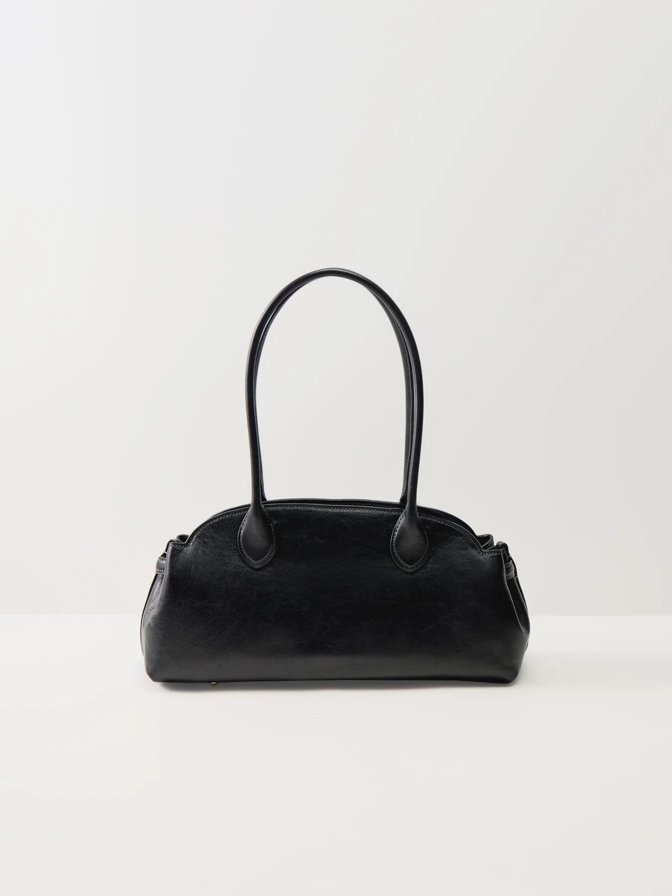 Glazed Leather Empire Carryall 34 Black - Image 3