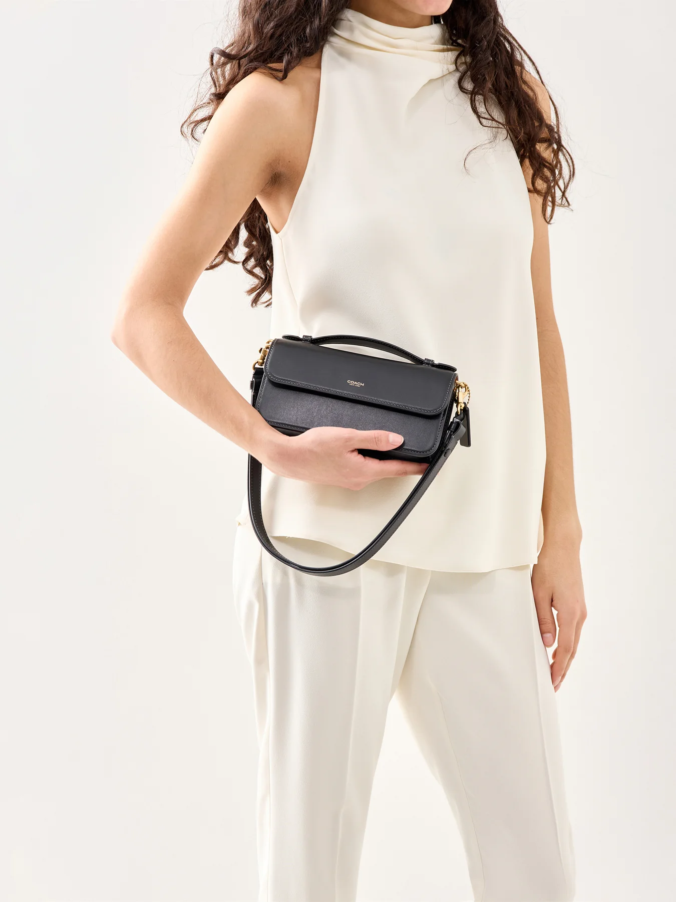 Elora Top Handle Crossbody Bag Black - Image 2