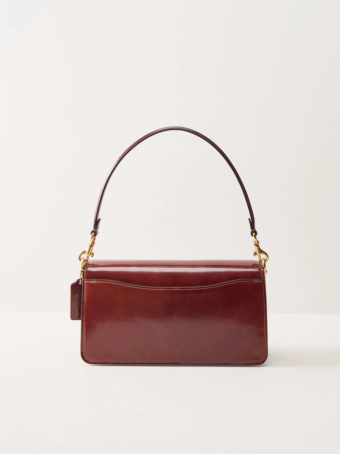 Spazzolato Leather Tabby Shoulder Bag Neutral - Image 3