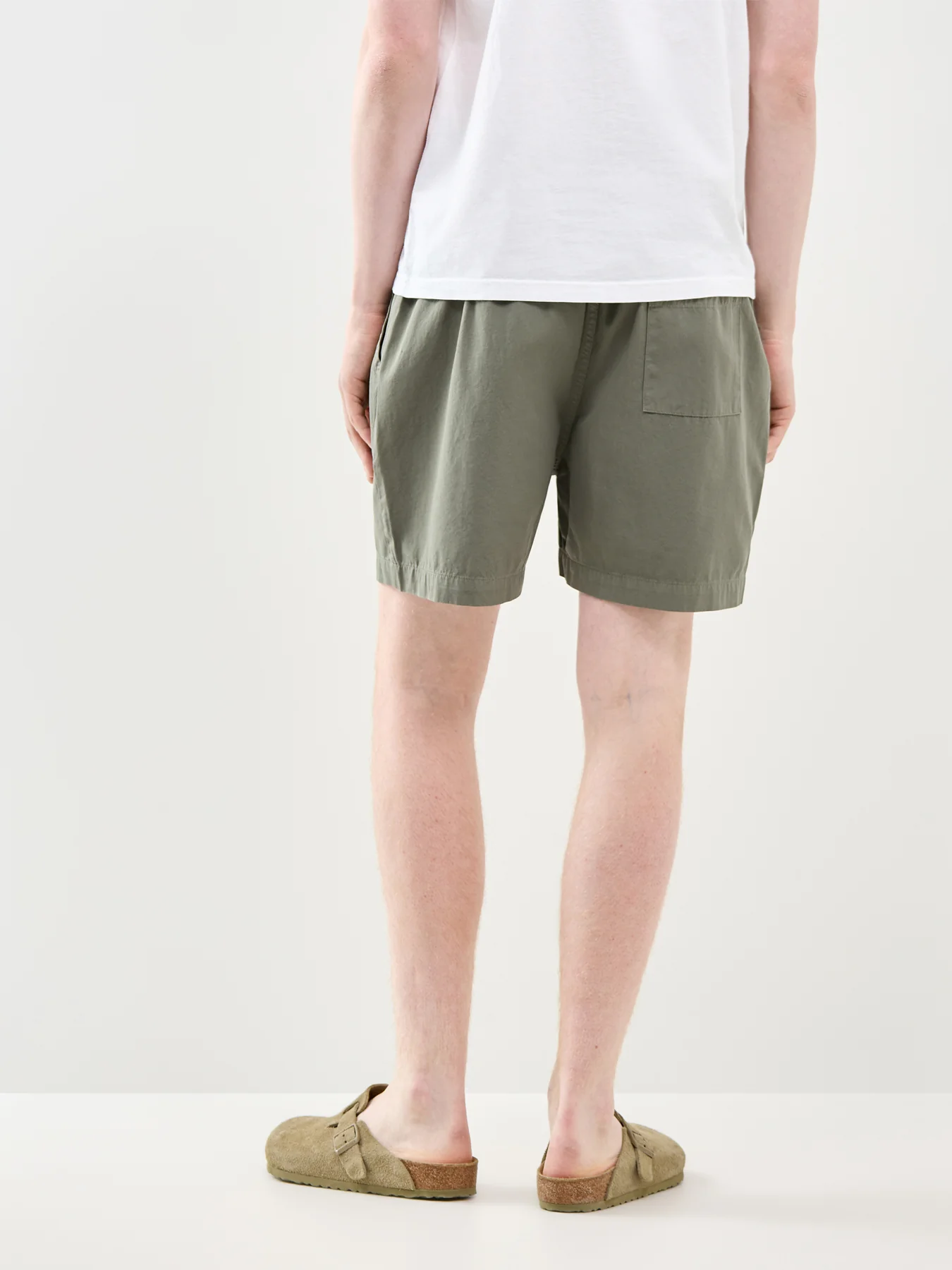 Organic Twill Shorts Olive - Image 5