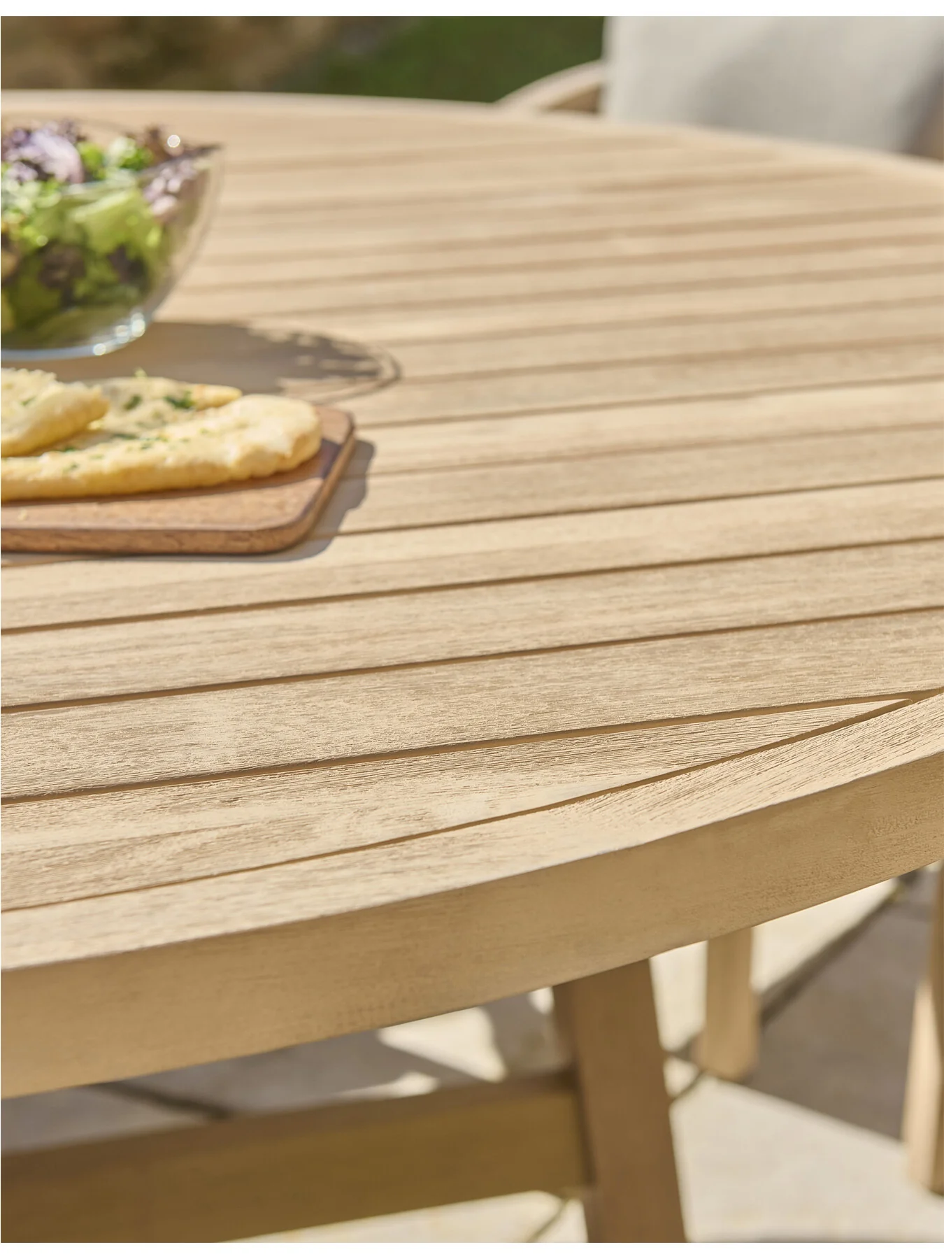Cora Rope 4-Seater Garden Dining Set Cream - Image 3