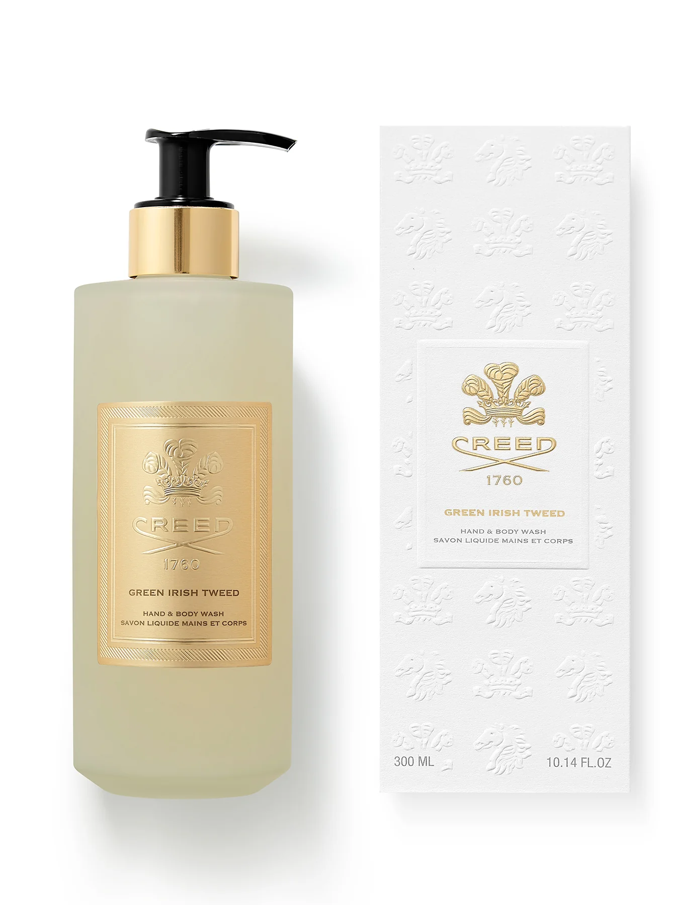 Green Irish Tweed Hand & Body Wash 300ml - Image 3