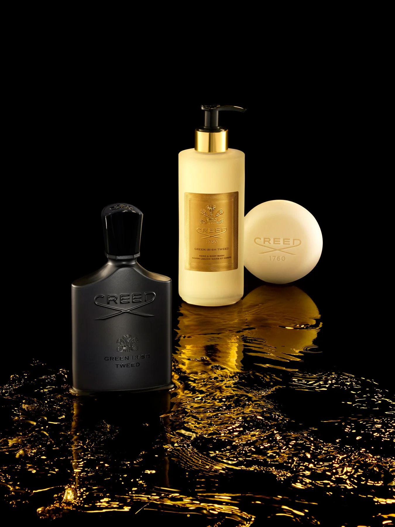 Green Irish Tweed Hand & Body Wash 300ml - Image 4