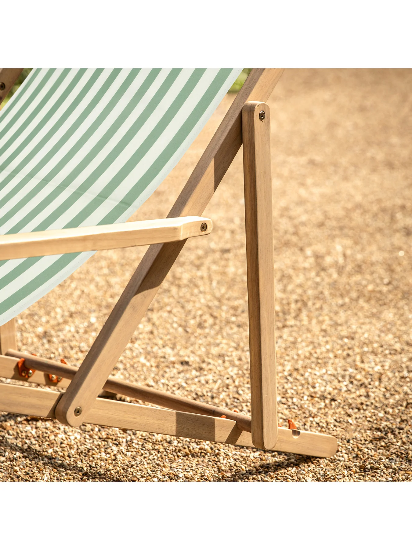 Creta Deck Chair Verde Stripe - Image 4