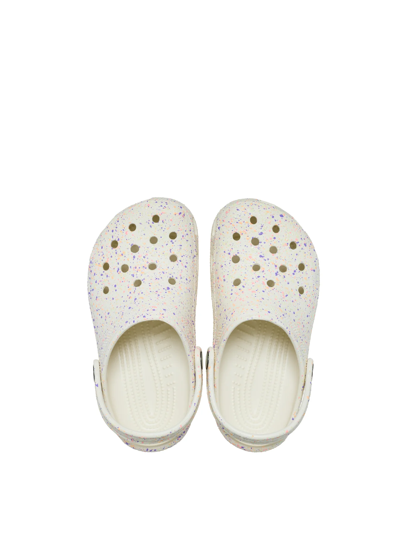 Kids' Glow Paint Splatter Clogs White - Image 3