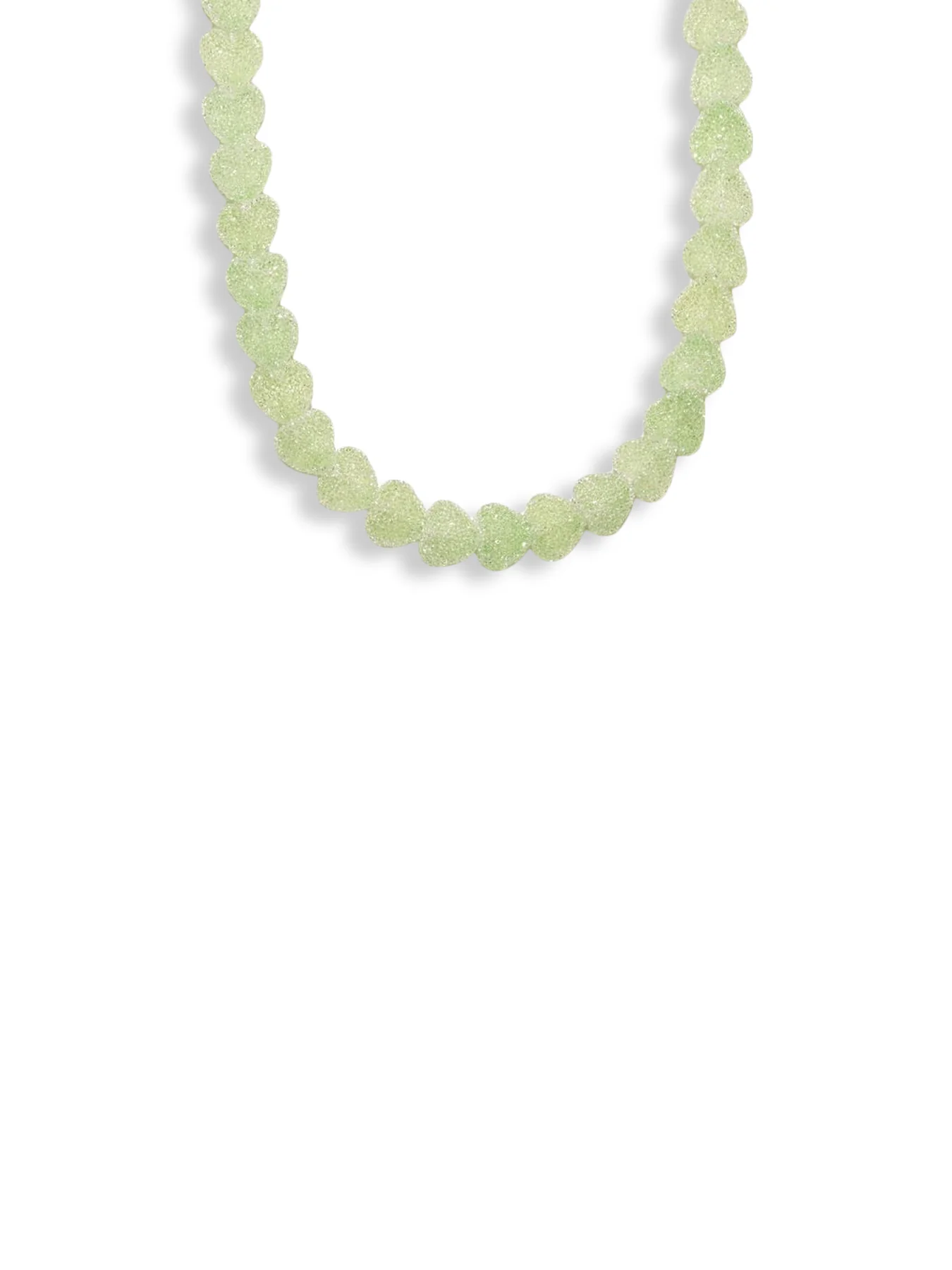 Jelly Heart Choker Necklace 18k Gold - Image 3
