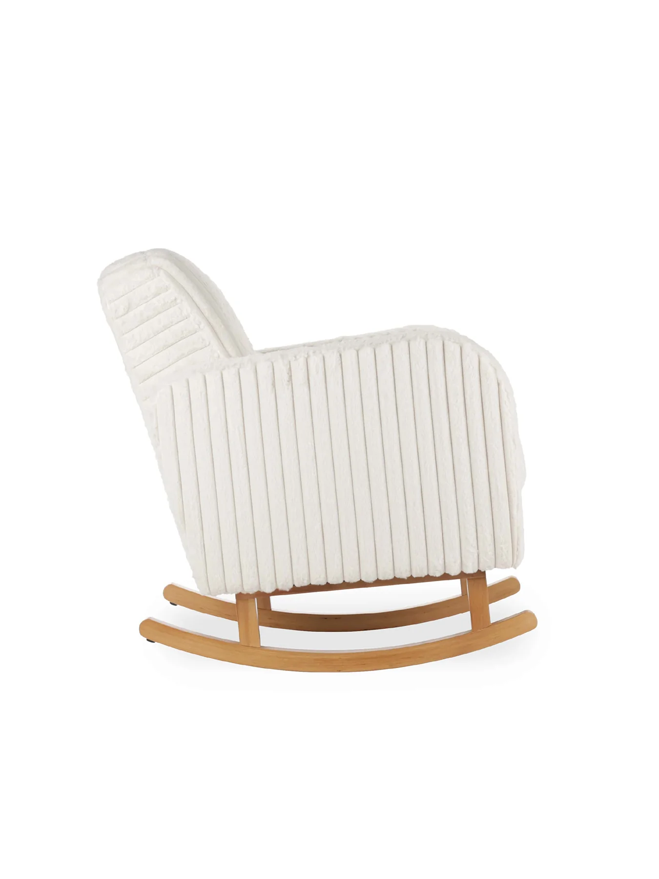 Etta Nursing Chair Faux Fur Cream - Image 3